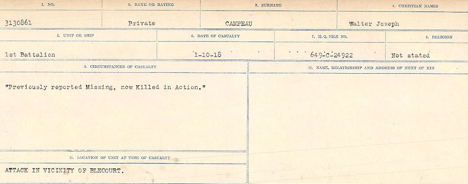 Circumstances of Death Registers