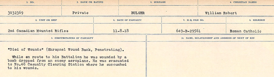 Circumstances of Death Registers