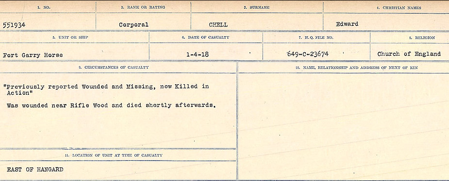 Circumstances of Death Registers