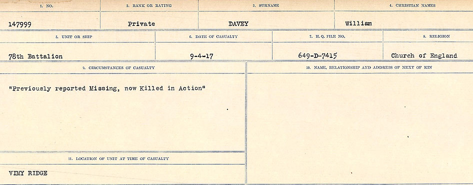 Circumstances of death registers