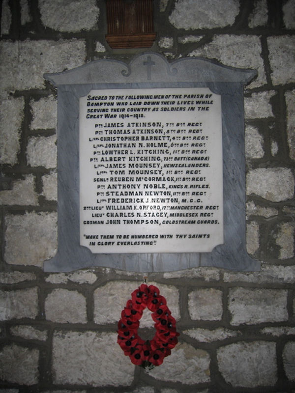 Memorial Plaque
