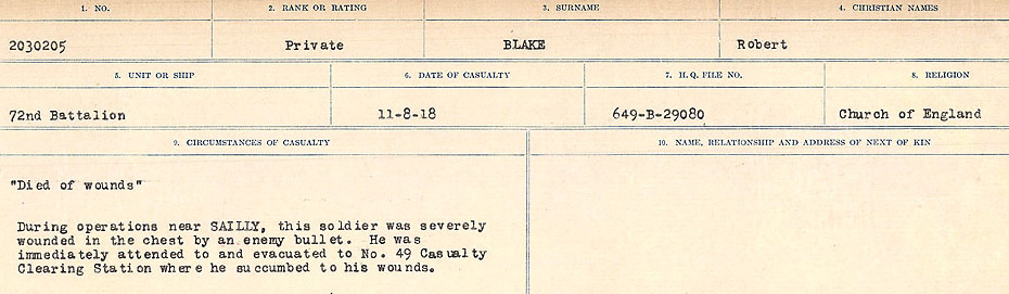 Circumstances of Death Registers