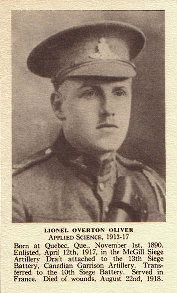 Photo of Lionel Overton Oliver