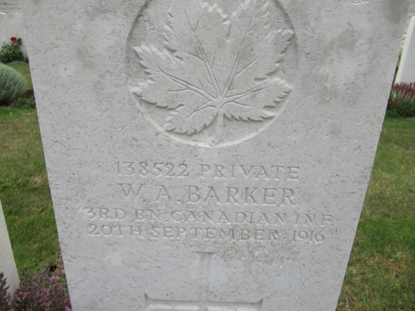Grave marker