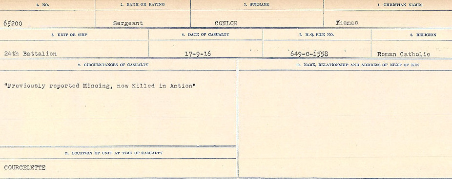 Circumstances of Death Registers