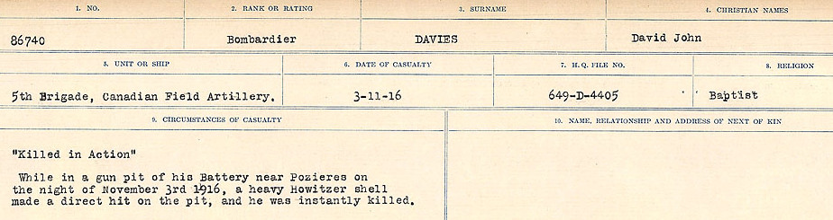 Circumstances of death registers