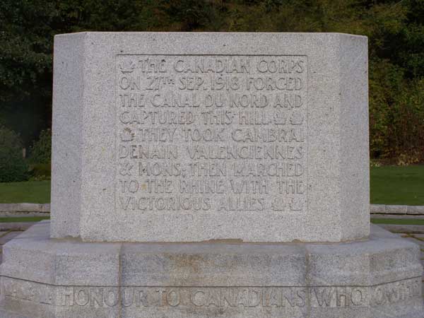 Bourlon Wood Cemetery Memorial
