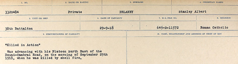Circumstances of death registers