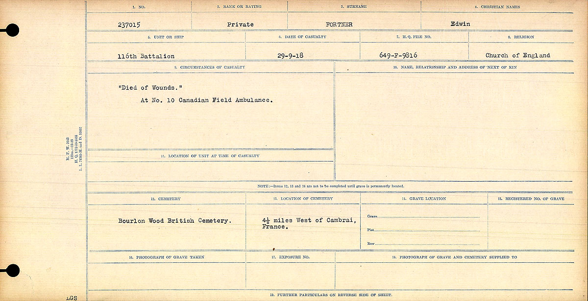 Circumstances of death registers