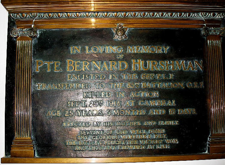 Memorial Plaque