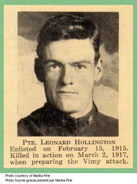 Photo de Leonard Hollington