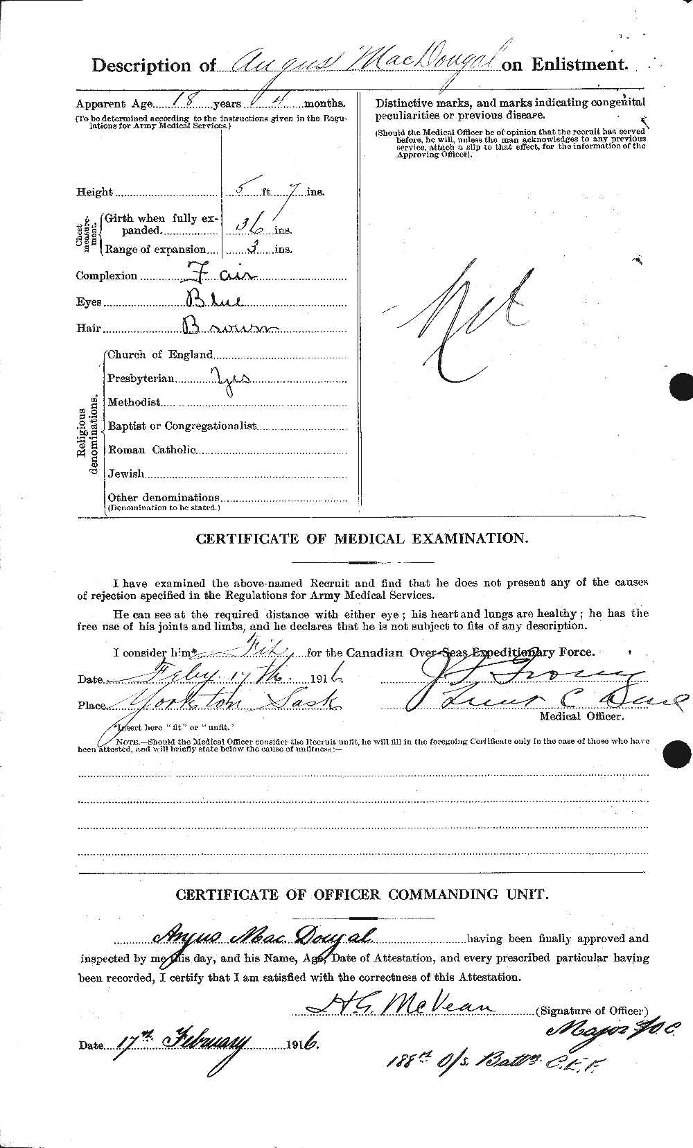 Documents d'attestation