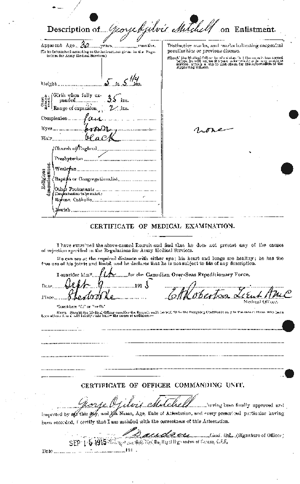 Feuille d'engagement (page 2)