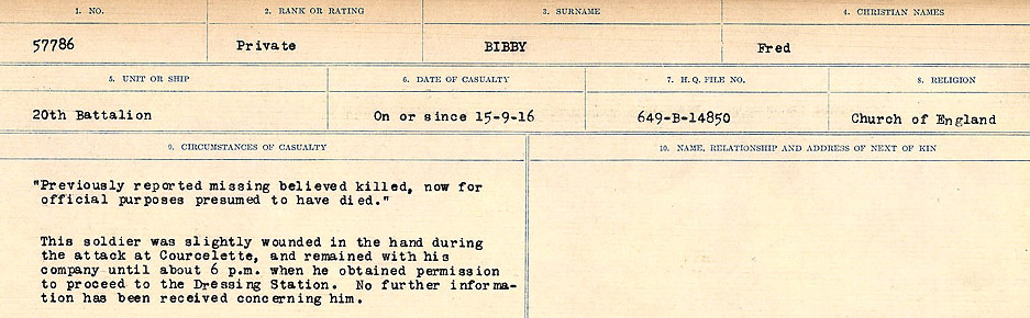 Circumstances of Death Registers