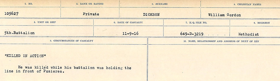 Circumstances of death registers