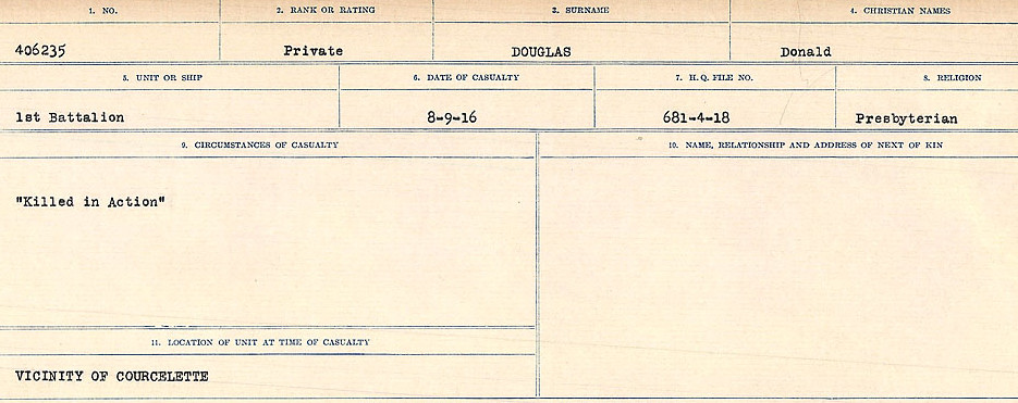 Circumstances of death registers