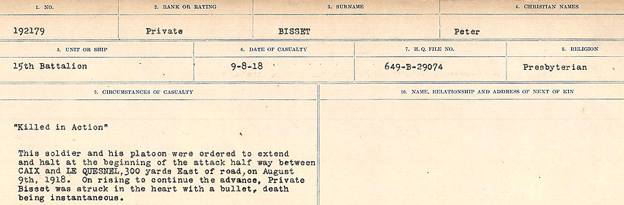 Circumstances of Death Registers