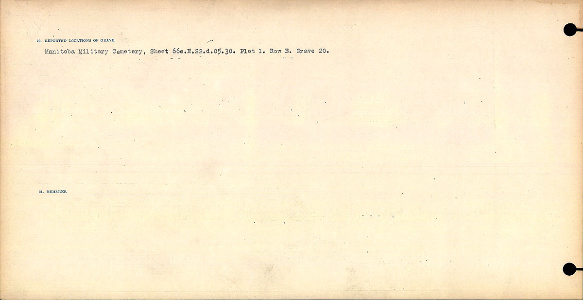 Circumstances of Death Registers