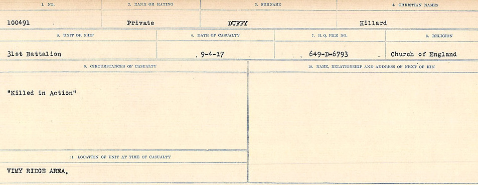 Circumstances of death registers