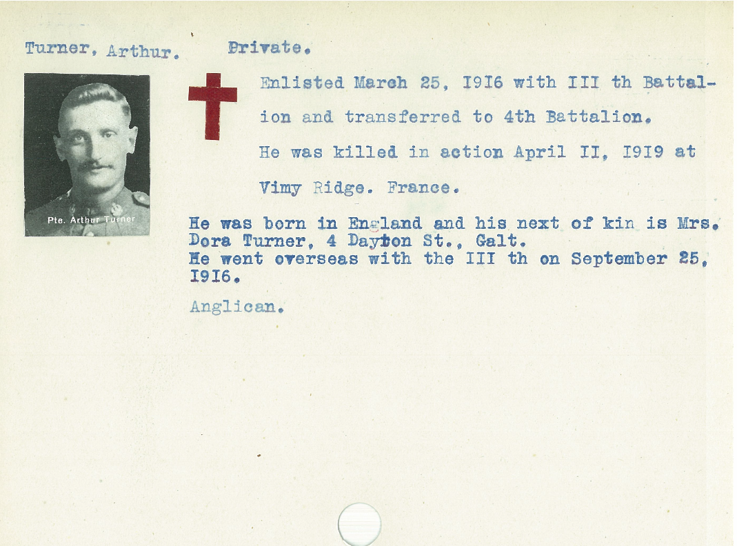 Photo of ARTHUR TURNER