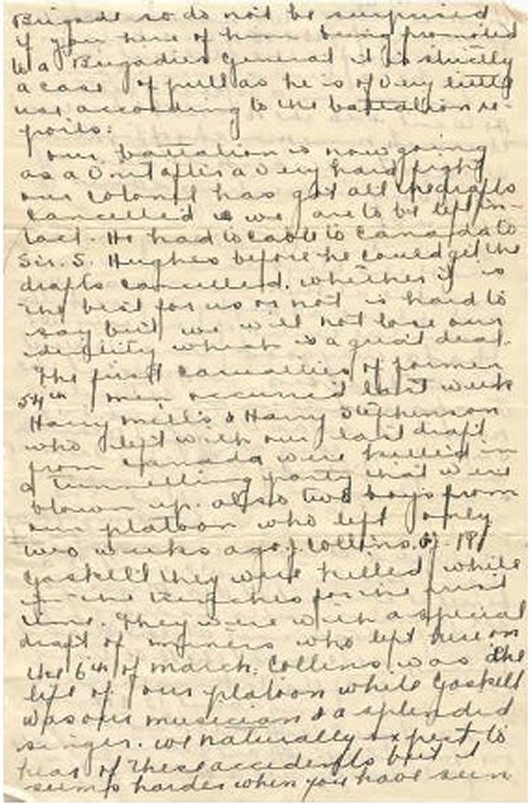 Letter written in March 1916   p.1