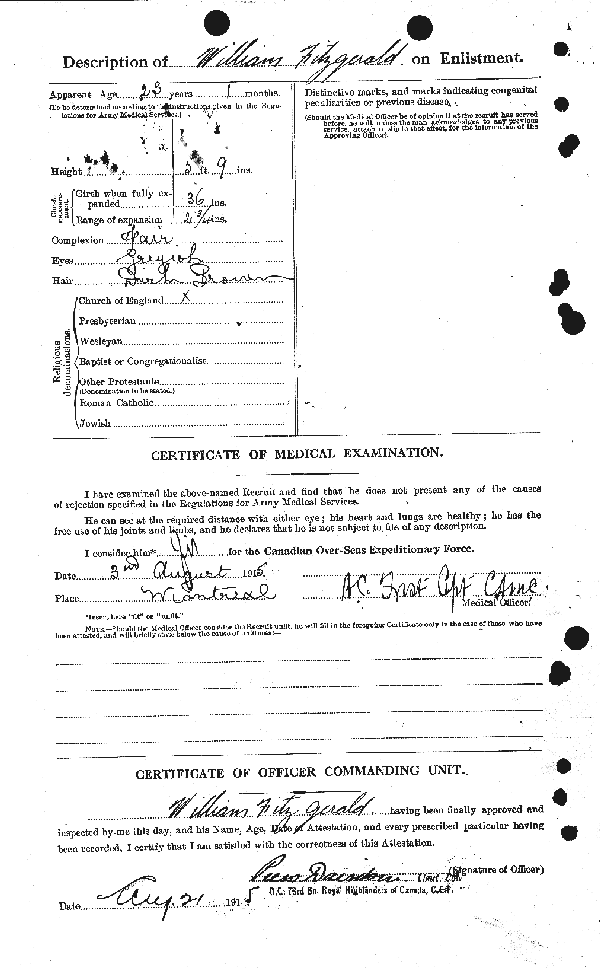 Feuille d'engagement (page 2)