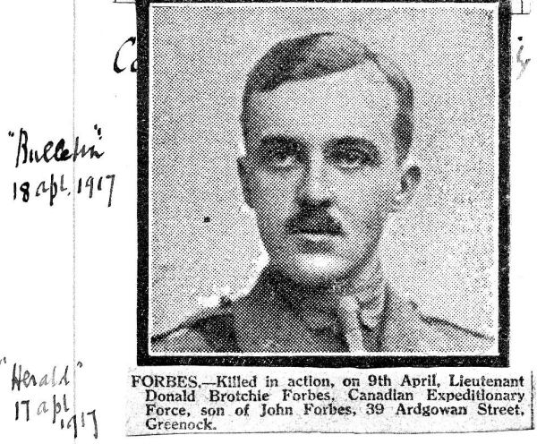 Photo de Donald Brotchie Forbes