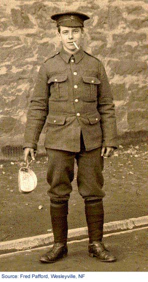 Picture of William in his uniform
