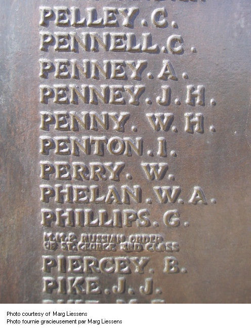 Inscription on Beaumont-Hamel Memorial