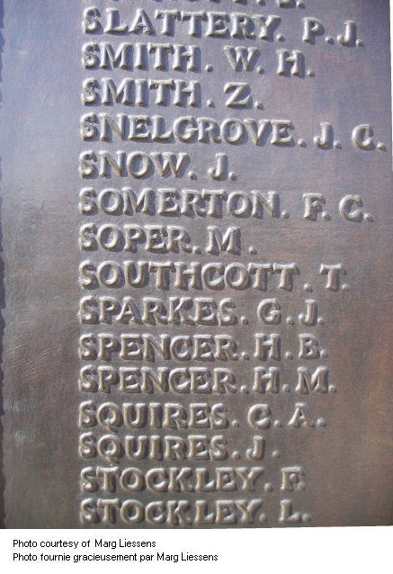 Inscription on Beaumont-Hamel Memorial