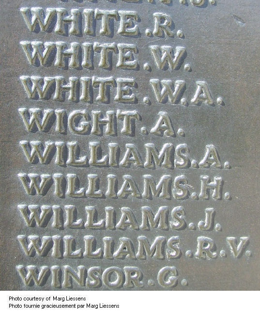 Inscription on Beaumont-Hamel Memorial