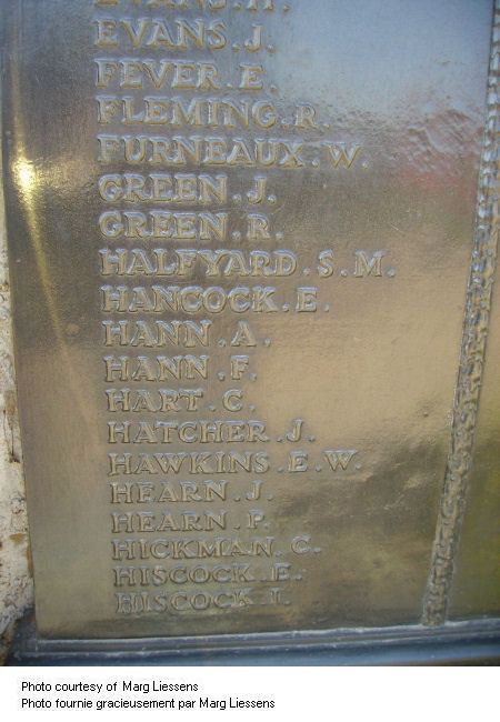 Inscription on Beumont-Hamel Memorial