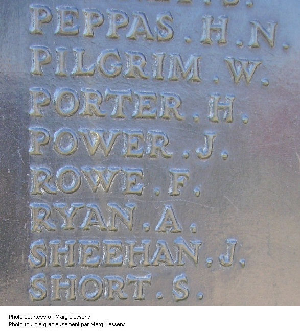 Inscription on Beaumont-Hamel Memorial