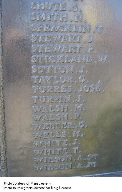 Inscription on Beaumont-Hamel Memorial