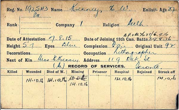 Record of Service