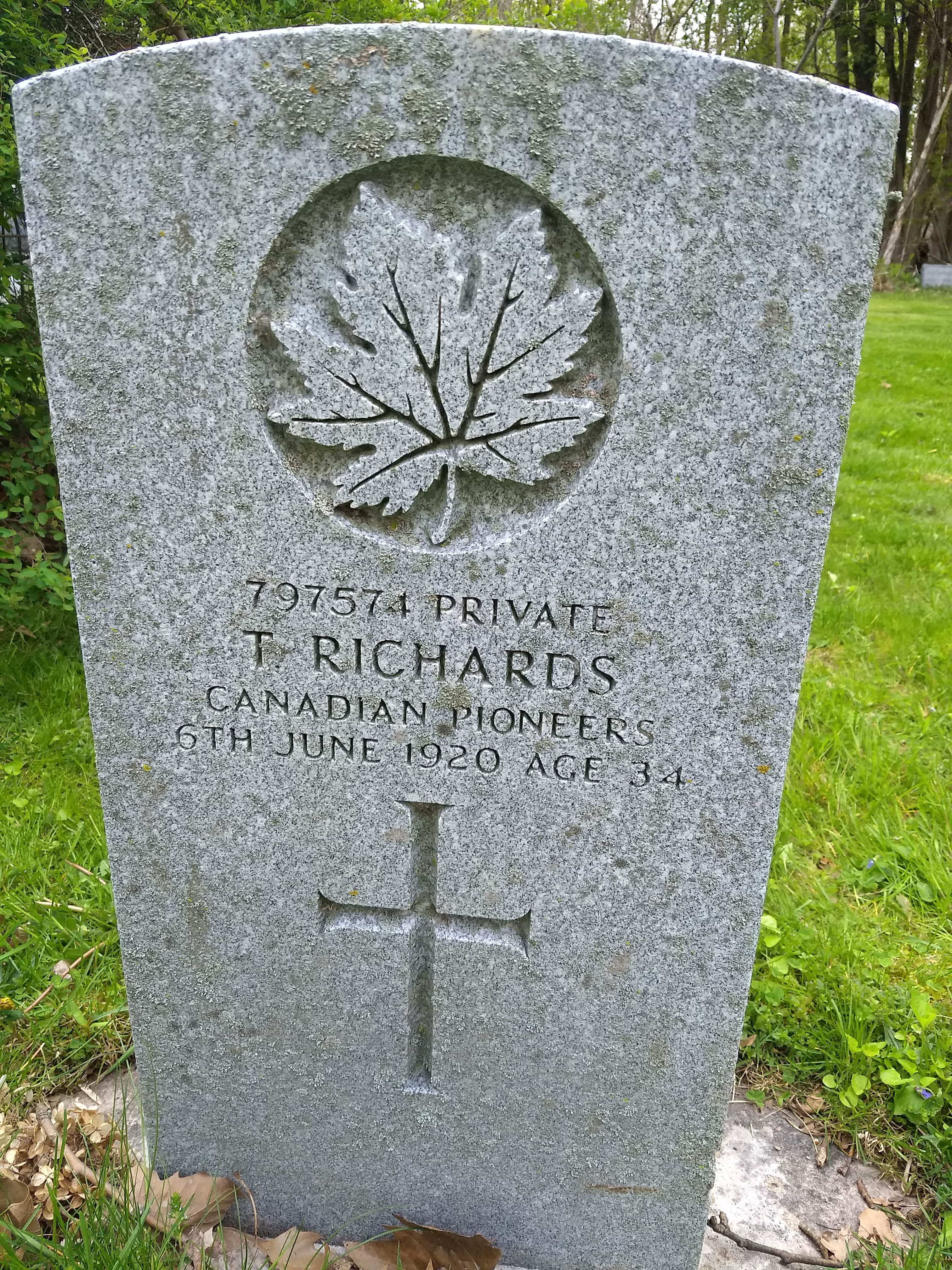 Grave marker
