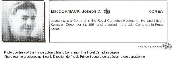 Photo of Joseph D. MacCormack