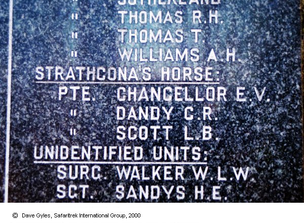 Memorial at Potchefstroom (photo 1)