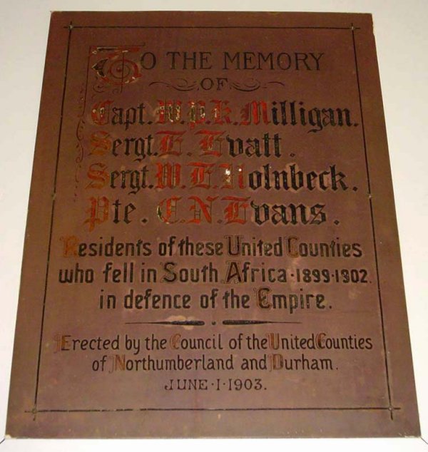 Memorial Plaque