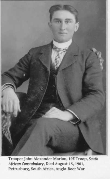 Photo of JOHN ALEXANDER MARION
