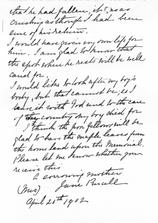 Letter from J. Irving p.2