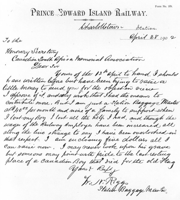 Letter - April 28, 1902