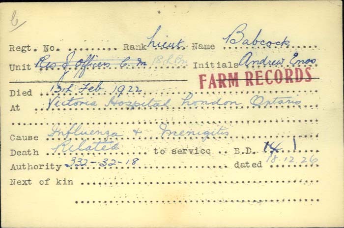 Circumstances of Death Registers