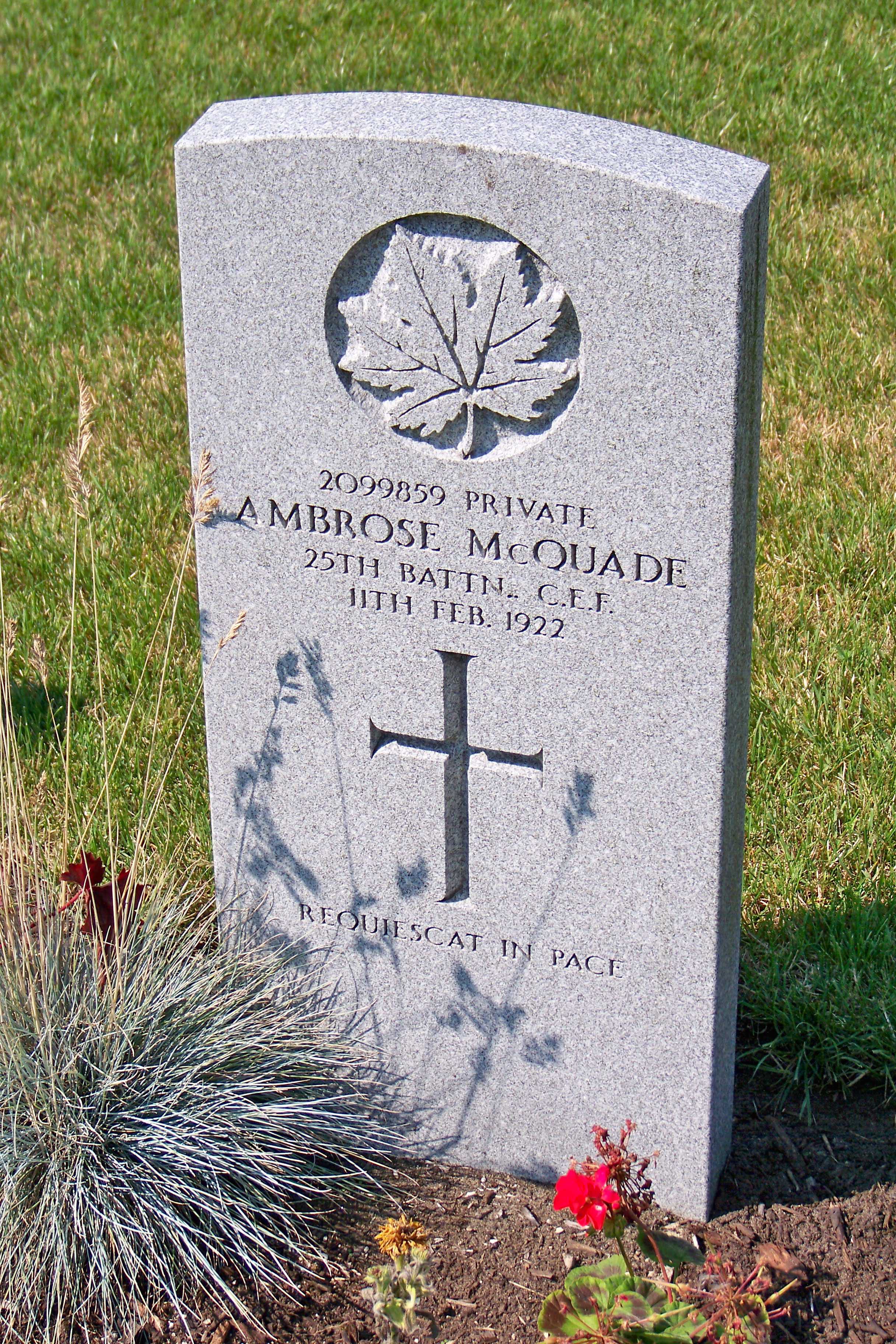 Grave marker