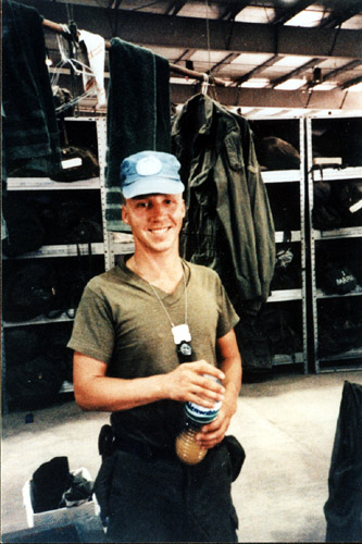 Mark Isfeld in Kuwait