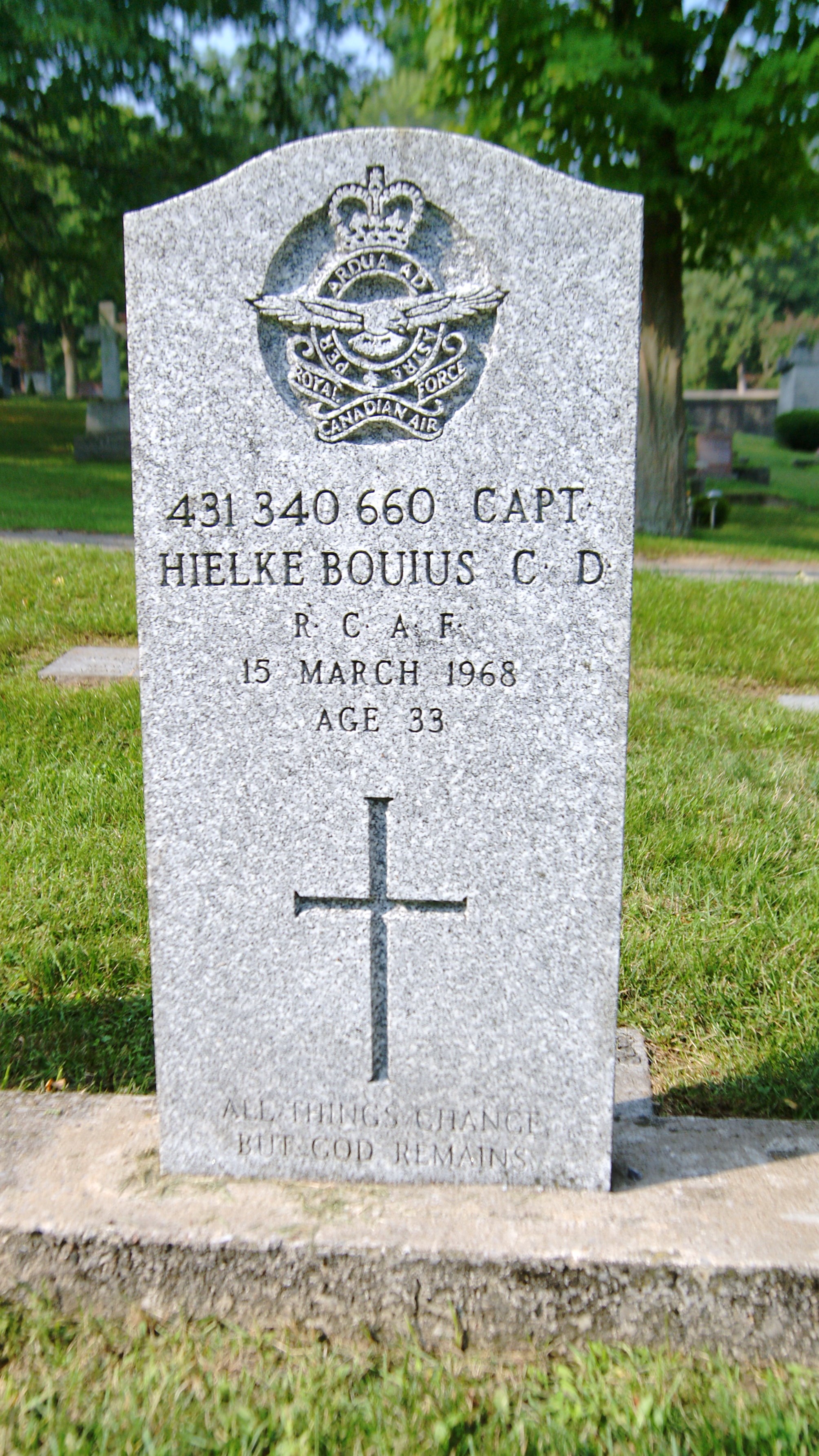 Grave marker
