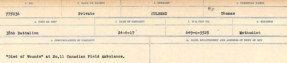 Circumstances of death registers