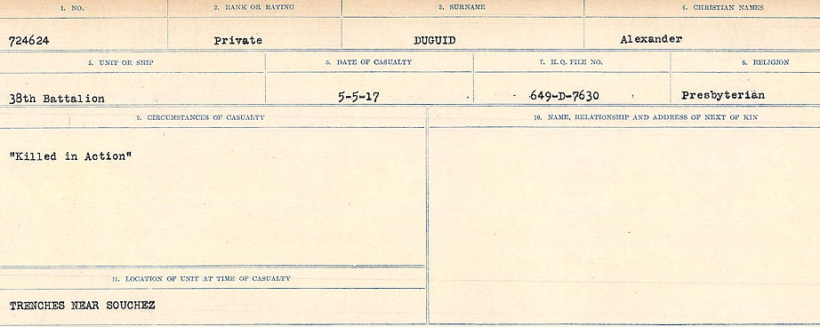 Circumstances of death registers