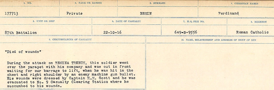 Circumstances of Death Registers