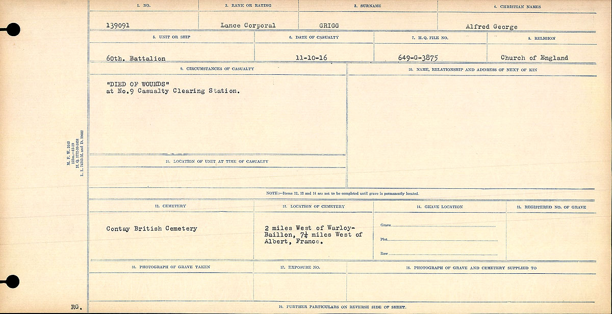 Circumstances of death registers